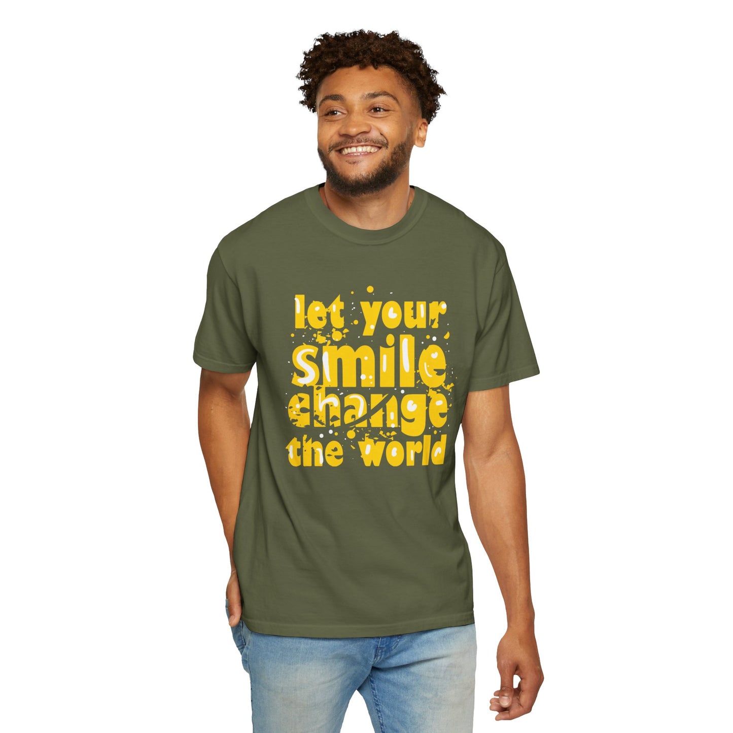 Let Your Smile Change The World Kindness Heartfelt Compliments Tee Thoughtful Gestures Love-Inspiration  Unisex Heavy Cotton T-Shirt