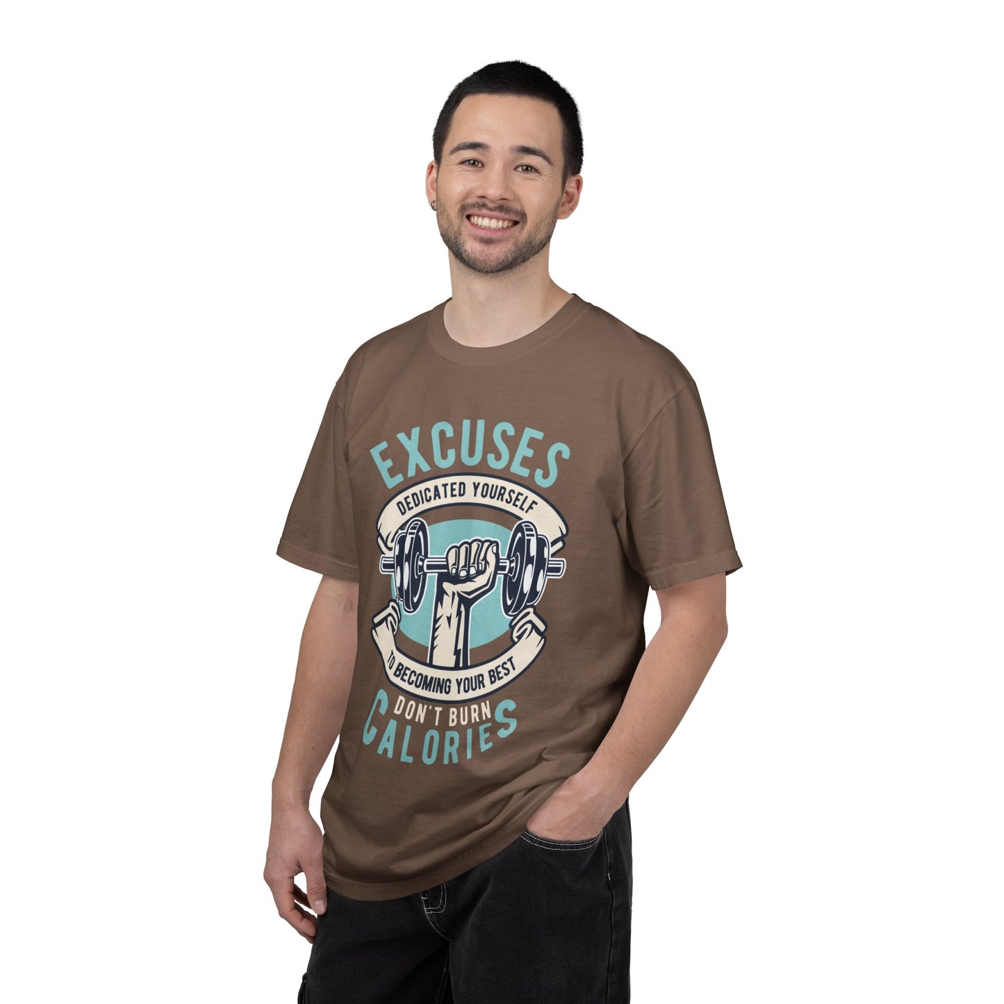 100% cotton (fiber content may vary for different colors) Medium fabric (5.3 oz/yd² (180 g/m²)) Dedicated Yourself To Becoming Your Best Don’t Burn Calories Unisex Heavy Cotton T-Shirt