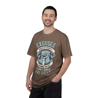 100% cotton (fiber content may vary for different colors) Medium fabric (5.3 oz/yd² (180 g/m²)) Dedicated Yourself To Becoming Your Best Don’t Burn Calories Unisex Heavy Cotton T-Shirt