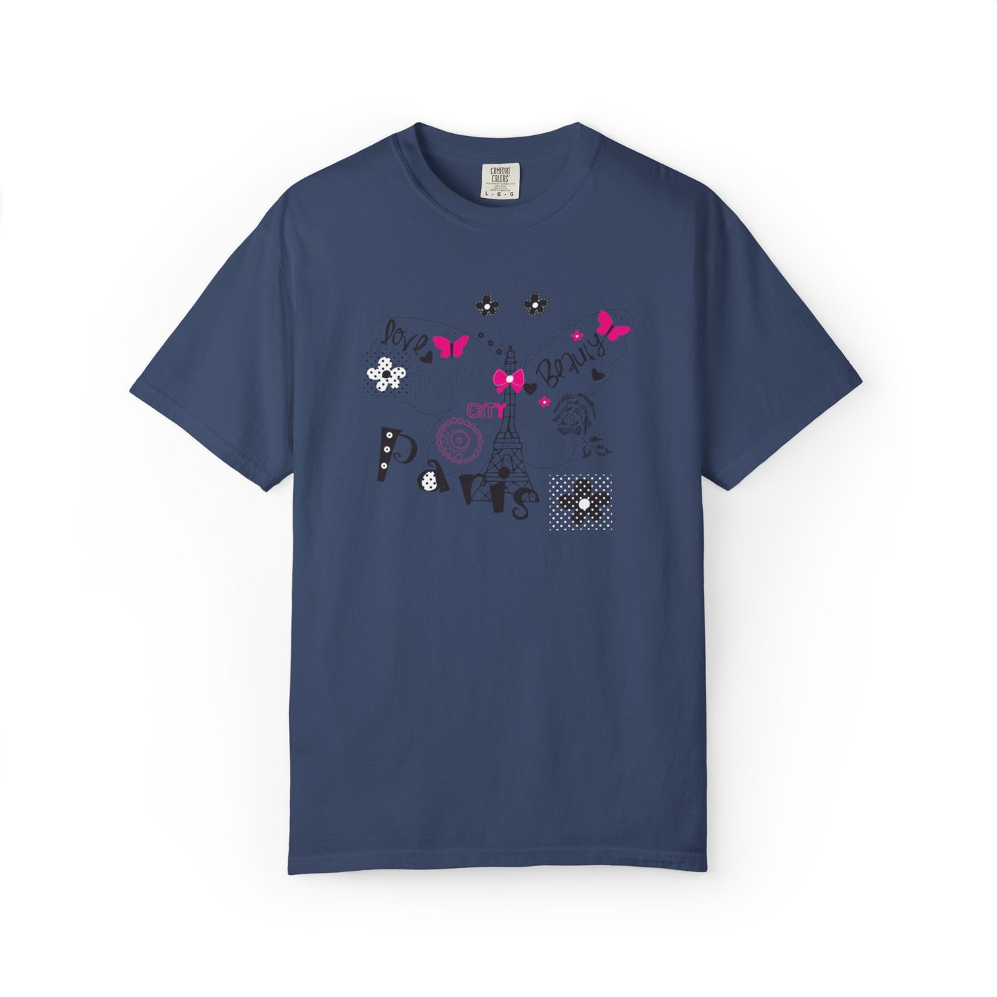 Paris Love Honeymoon Spots Candlelit Dinners Couples’ Tee Retreats Paris Fashion Unisex Heavy Cotton T-Shirt