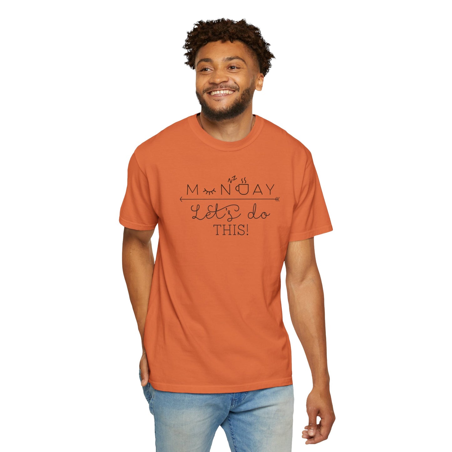 Monday Let’s Do This Motivation Tee Work Ethic Positive Mindset Focus Planning Task Completion Morning Routine Unisex Heavy Cotton T-Shirt