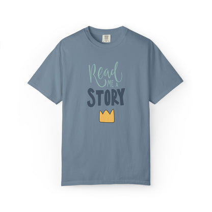 Read Me A Story Time Travel Superhero Parallel Trendy Tee Universe Fiction Connection Grand Parents Unisex Heavy Cotton T-Shirt