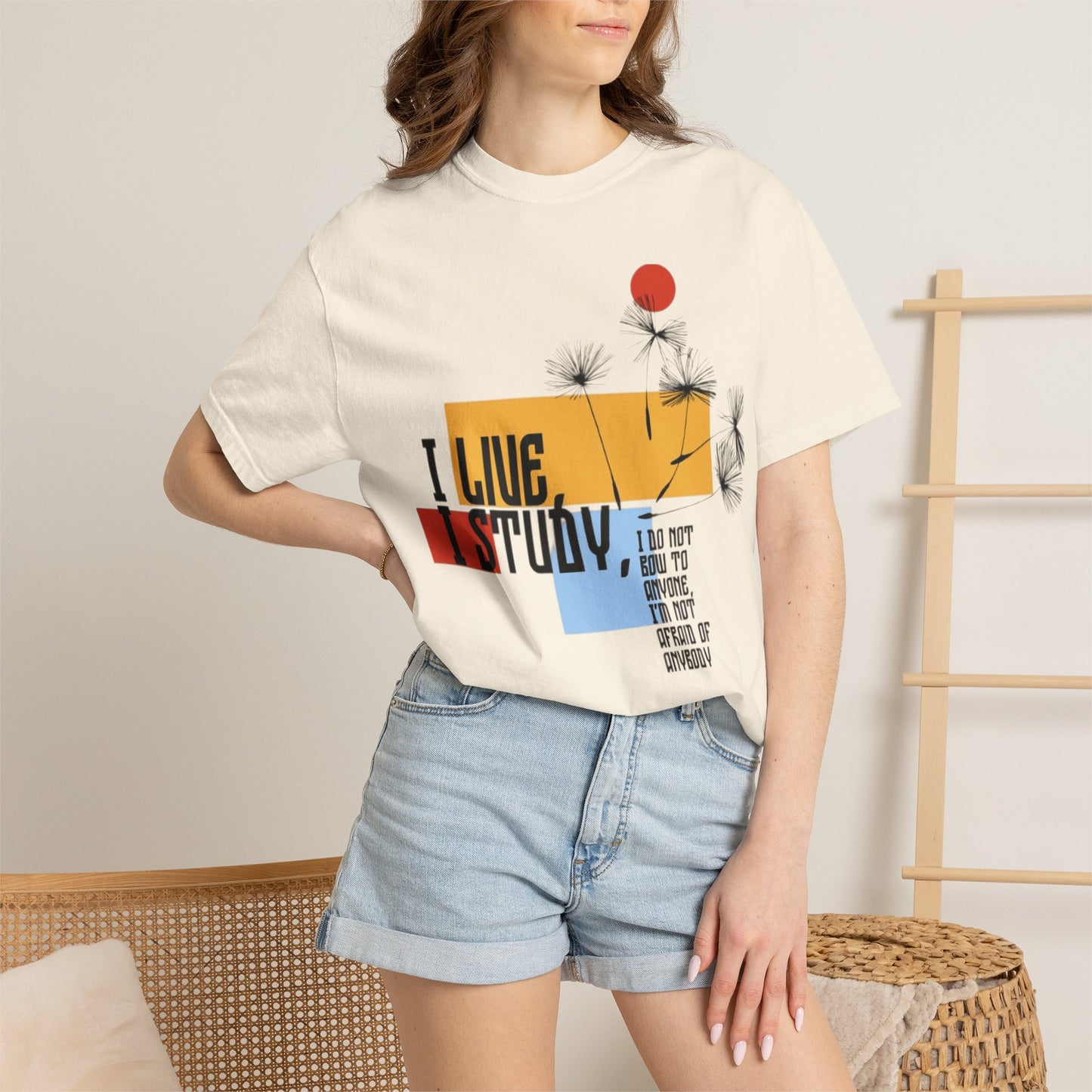 I Live I Study - Unisex Garment-Dyed T-shirt
