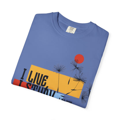 I Live I Study - Unisex Garment-Dyed T-shirt