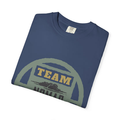 Team Nomad Constant Movement Discovery Freedom Adventure Enthusiasts Unisex Heavy Cotton T-Shirt
