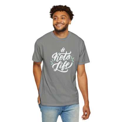 Keto Life Low-Carb Vegetables Tee Moderate Protein Fat Adaptation Intermittent Fasting Unisex Heavy Cotton T-Shirt