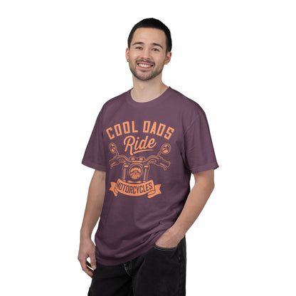 Funny Cool Dad Motorcycle Sporty Dad Sarcastic Pedal Power Dad Bike Lover Unisex Heavy Cotton T-Shirt