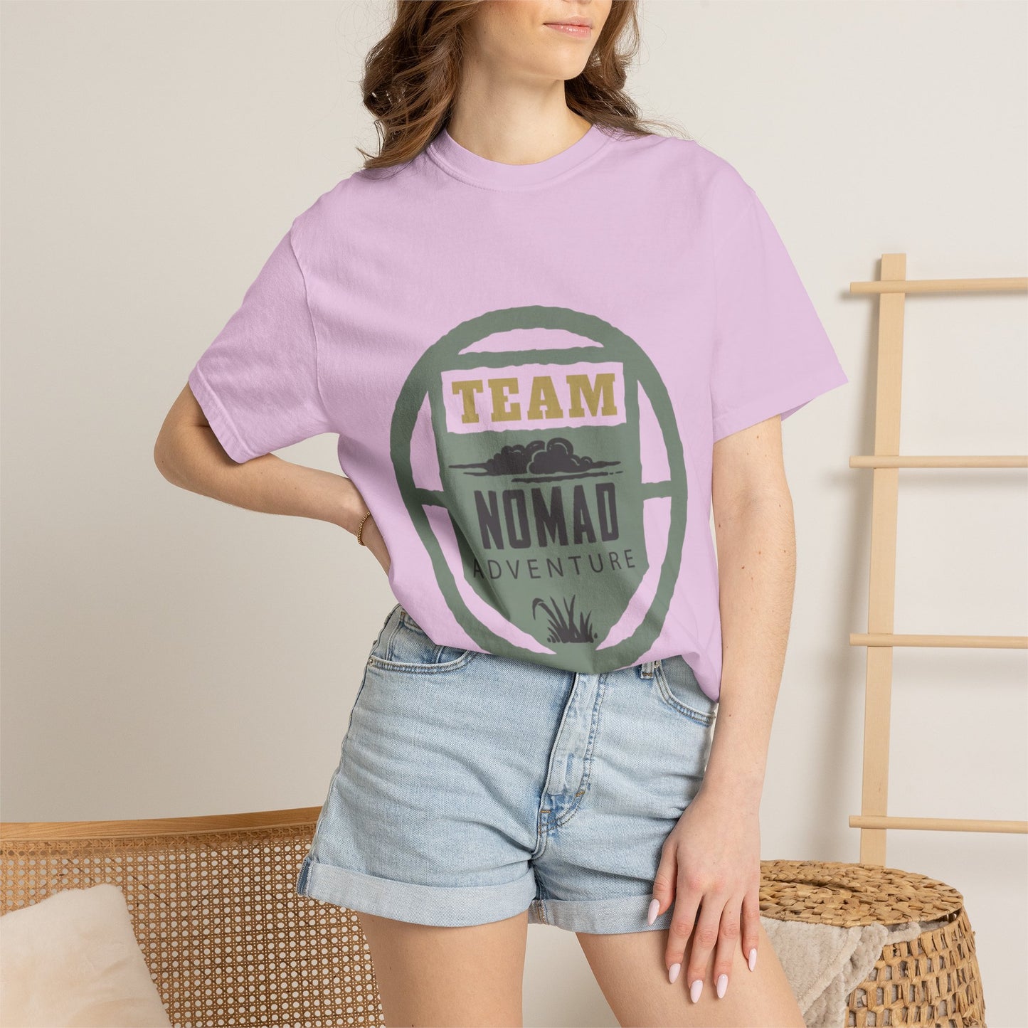 Team Nomad Constant Movement Discovery Freedom Adventure Enthusiasts Unisex Heavy Cotton T-Shirt