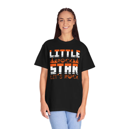 Thrilling Little Rock Star Born To Rock Rock And Roll Passion Rocker At Heart Rock Enthusiasm Unisex Heavy Cotton T-Shirt