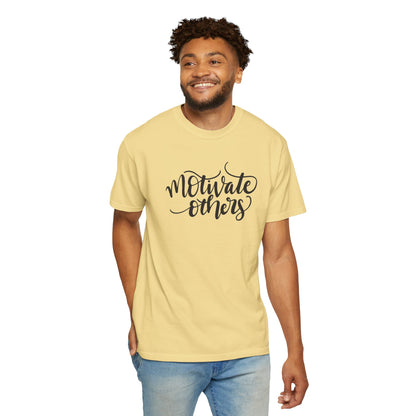 Motivate Others Leadership Inspiration Tee Positive Feedback Passion Self-Belief Professional Attitude Unisex Heavy Cotton T-Shirt