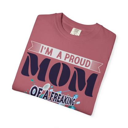 Proud Mom Telecom Engineer Mobile Technology Signal Processing Digital Communication Radio Frequencies Unisex Heavy Cotton T-Shirt