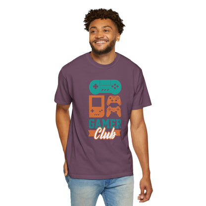 Funny Gamer Club Sarcastic Retro Gaming Gaming Consoles Gaming Community Unisex Heavy Cotton T-Shirt