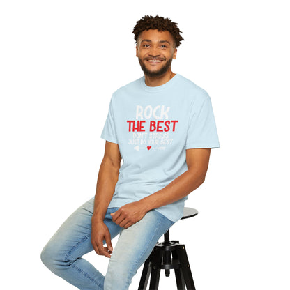 Motivational Rock The Best Stop Wishing Start Doing Action Goal Setting Modern Tee Achievement Self-Improvement Unisex Heavy Cotton T-Shirt