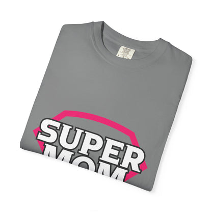 Cute Super Mom Motherhood Mama Love Master Multitasker Life Giver Wonder Woman Unisex Heavy Cotton T-Shirt