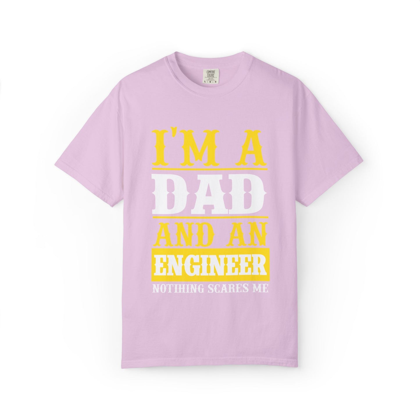 Proud Dad I’m Dad And An Engineer Fatherhood Role Model Problem-solving Critical Thinking Unisex Heavy Cotton T-Shirt