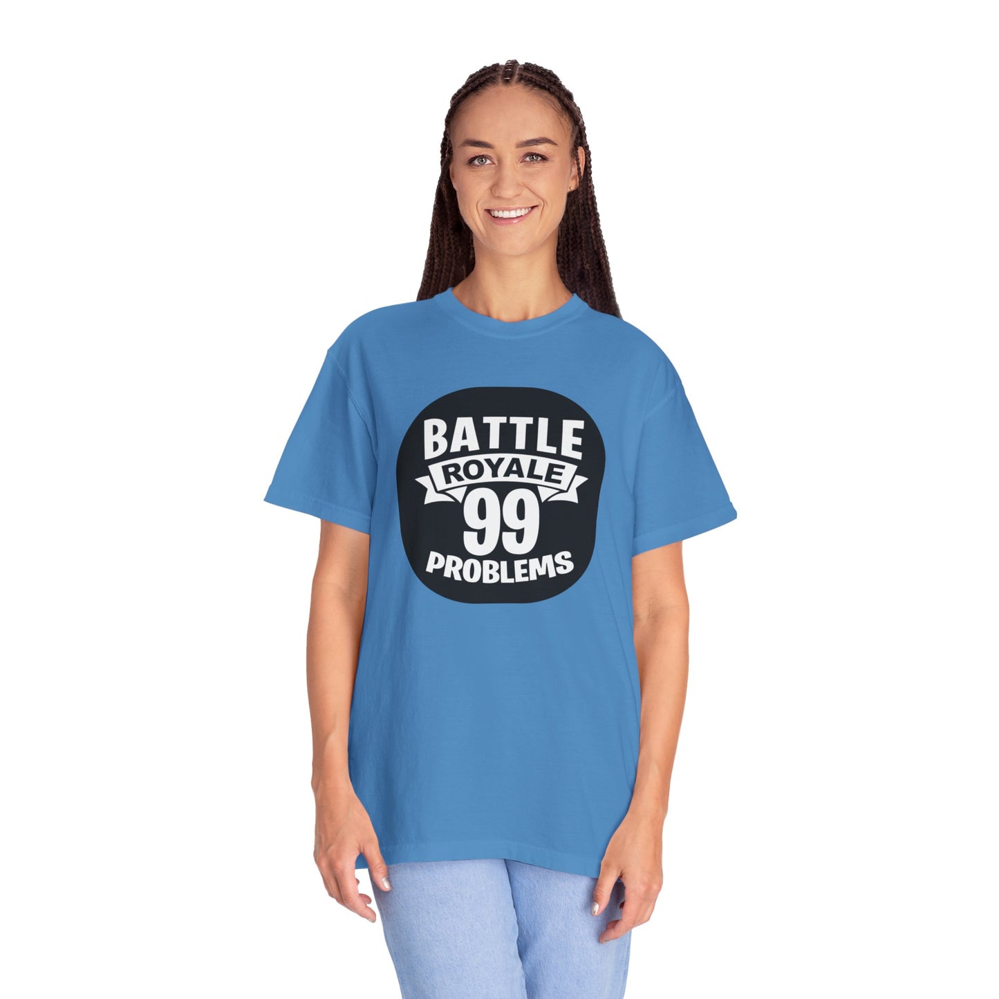 Battle Royal Multiplayer Madness Tee Thrilling Elimination High-Stakes Combat Unisex Heavy Cotton T-Shirt