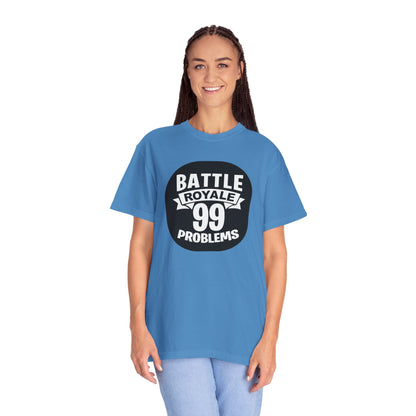 Battle Royal Multiplayer Madness Tee Thrilling Elimination High-Stakes Combat Unisex Heavy Cotton T-Shirt