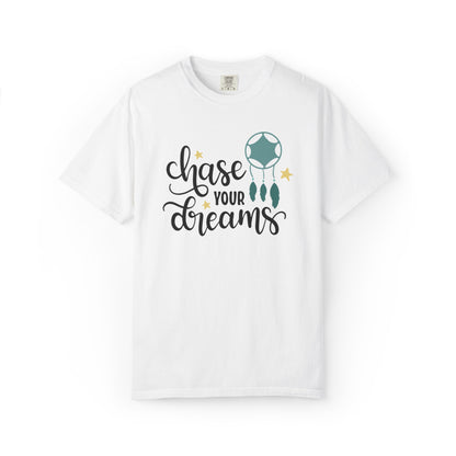 Chase Your Dreams Creativity Imagination Tee Determination Reach For The Stars Unisex Heavy Cotton T-Shirt