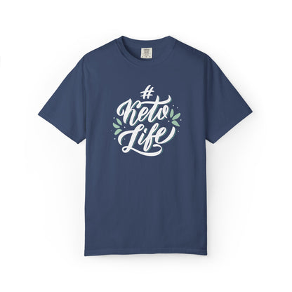 Keto Life Low-Carb Vegetables Tee Moderate Protein Fat Adaptation Intermittent Fasting Unisex Heavy Cotton T-Shirt