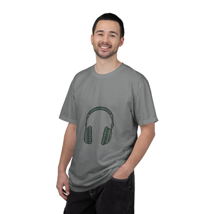 Head Phone Unisex Garment-Dyed T-shirt