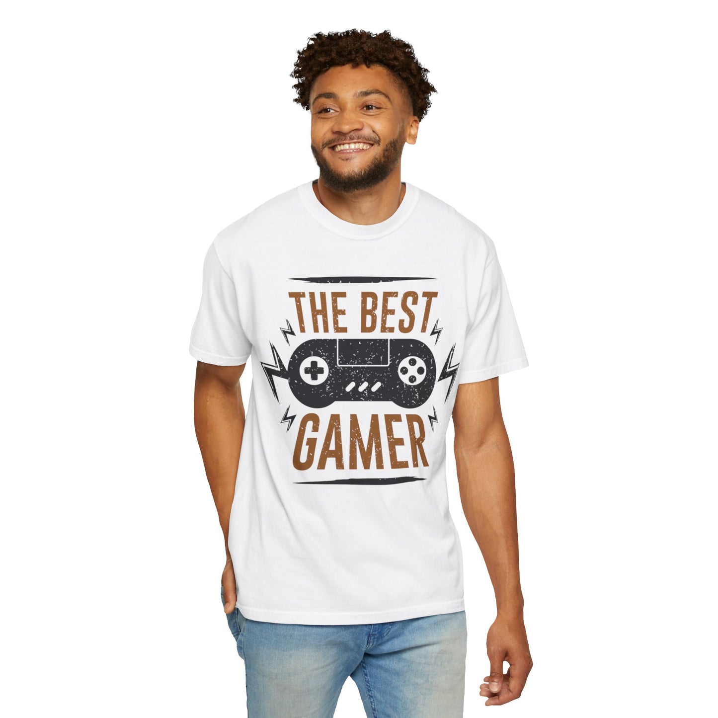 The Best Gamer Warriors Tee Non-Stop Playing Gaming Obsession Unisex Heavy Cotton T-Shirt