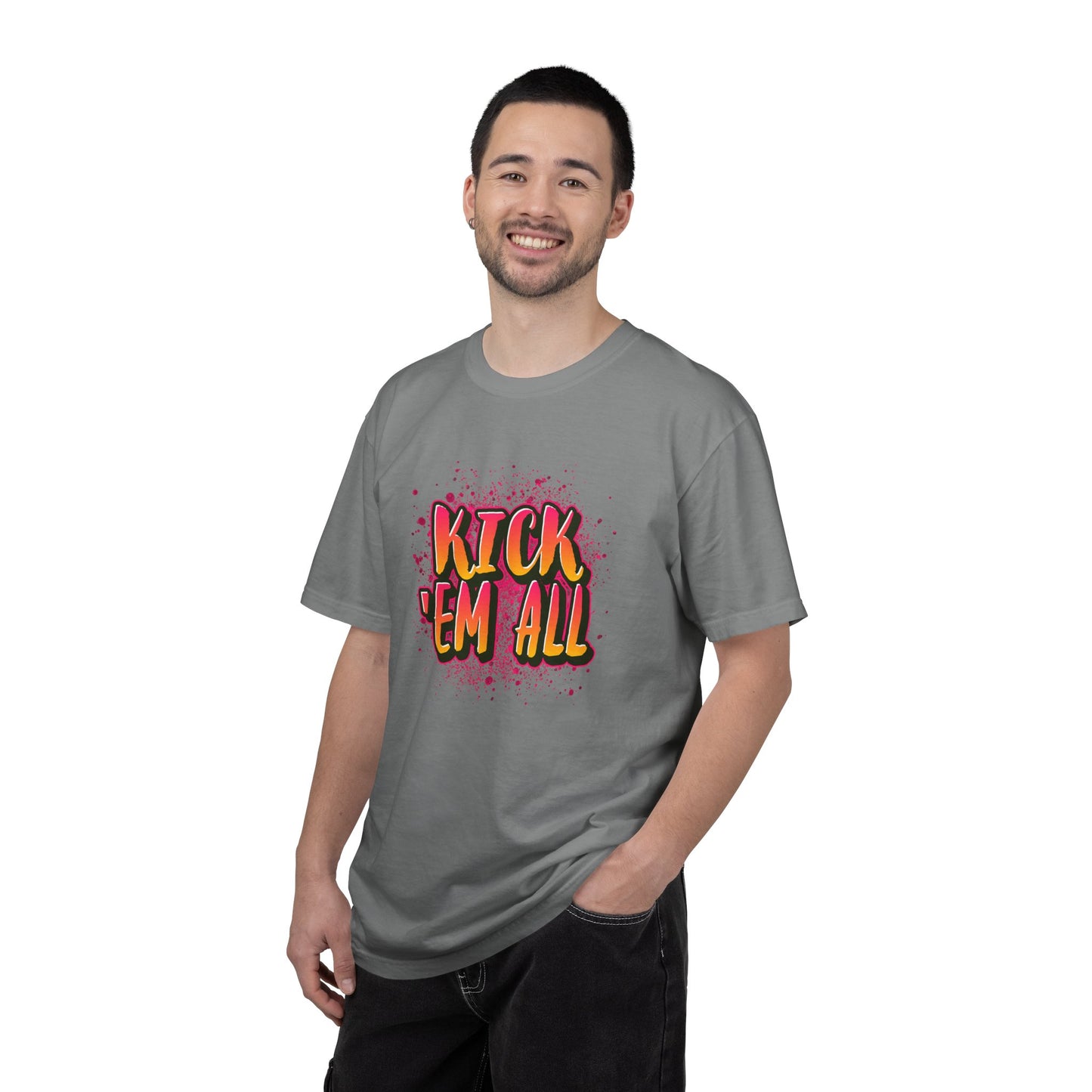 Kick Em All Unisex Heavy Cotton T-Shirt