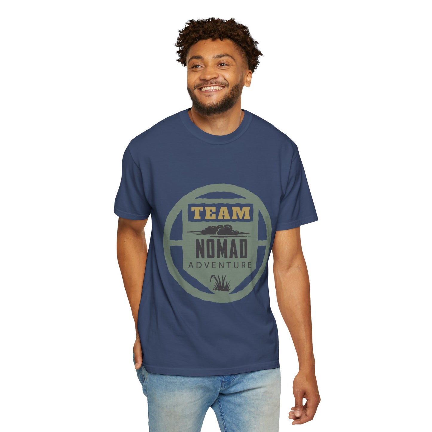 Team Nomad Constant Movement Discovery Freedom Adventure Enthusiasts Unisex Heavy Cotton T-Shirt