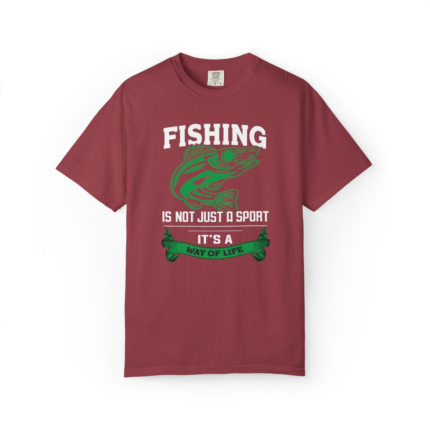 Fishing Is Not Just A Sport Reel Bait Fishing Tee Solitude Unisex Heavy Cotton T-Shirt