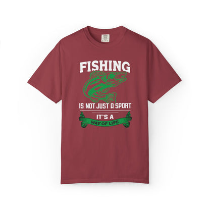 Fishing Is Not Just A Sport Reel Bait Fishing Tee Solitude Unisex Heavy Cotton T-Shirt