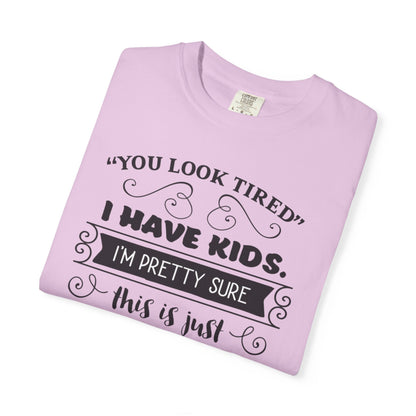 I Have Kids I’m Pretty Sure This Is Just My Face Now Strong Motherhood Tee Parenting Magic Fantasy Reality Wonder Woman Unisex Heavy Cotton T-Shirt