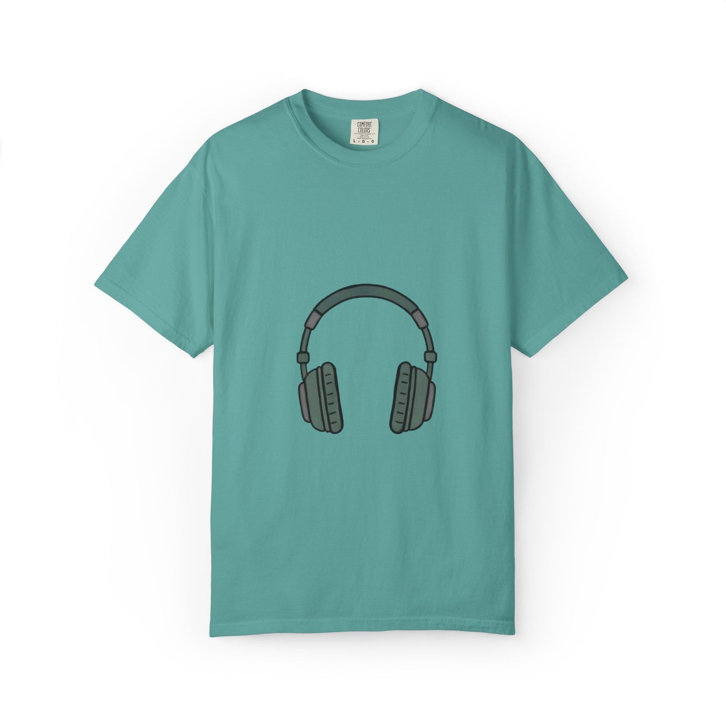 Head Phone Unisex Garment-Dyed T-shirt
