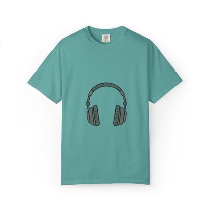 Head Phone Unisex Garment-Dyed T-shirt