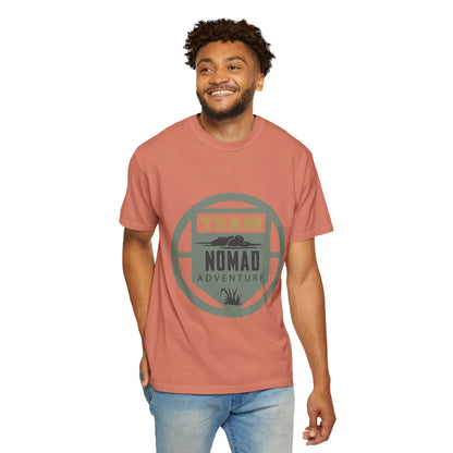 Team Nomad Constant Movement Discovery Freedom Adventure Enthusiasts Unisex Heavy Cotton T-Shirt