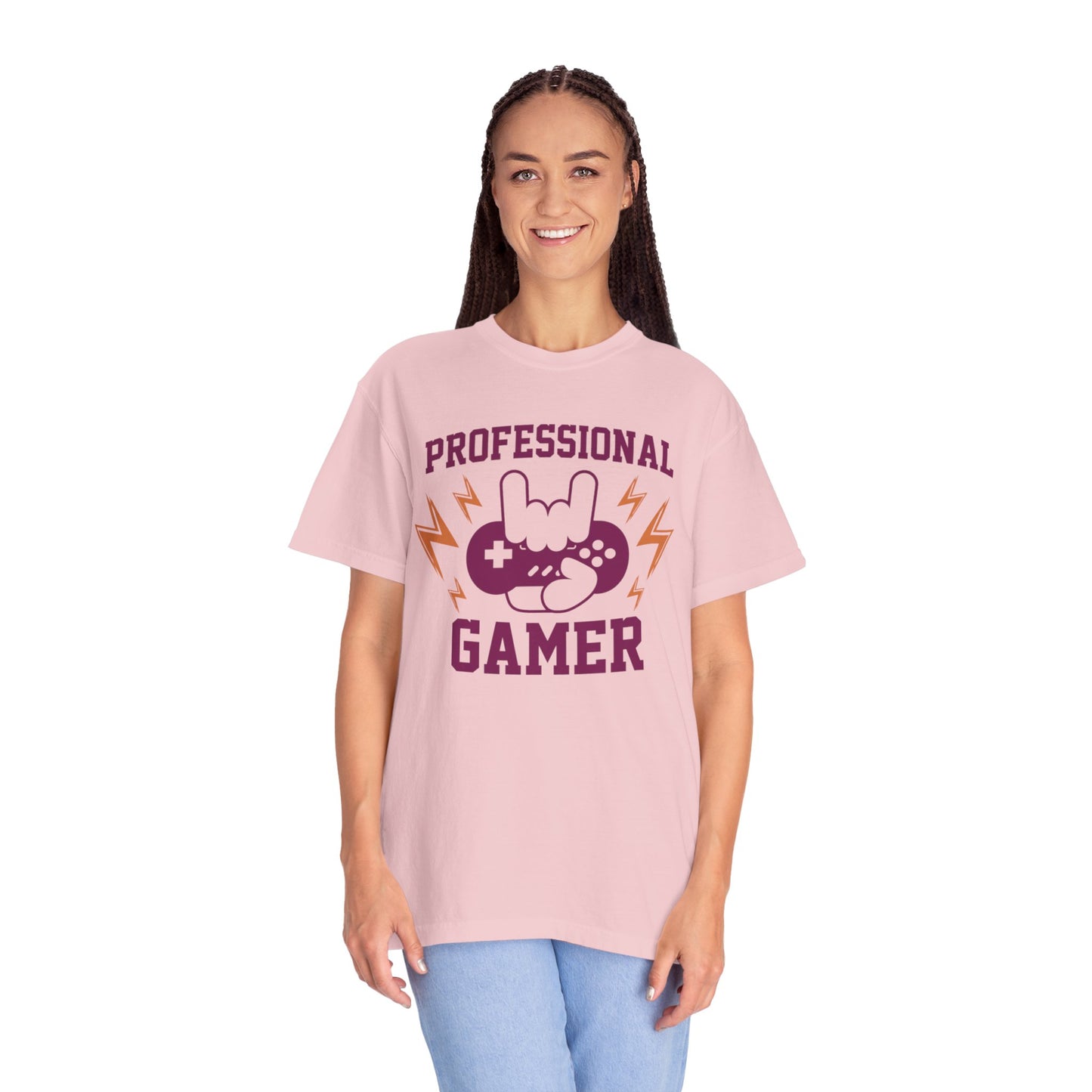 Professional Gamer Warriors Tee Non-Stop Playing Gaming Obsession Unisex Heavy Cotton T-Shirt
