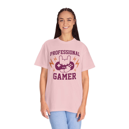 Professional Gamer Warriors Tee Non-Stop Playing Gaming Obsession Unisex Heavy Cotton T-Shirt
