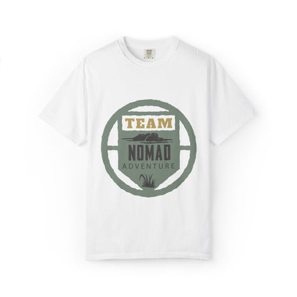 Team Nomad Constant Movement Discovery Freedom Adventure Enthusiasts Unisex Heavy Cotton T-Shirt
