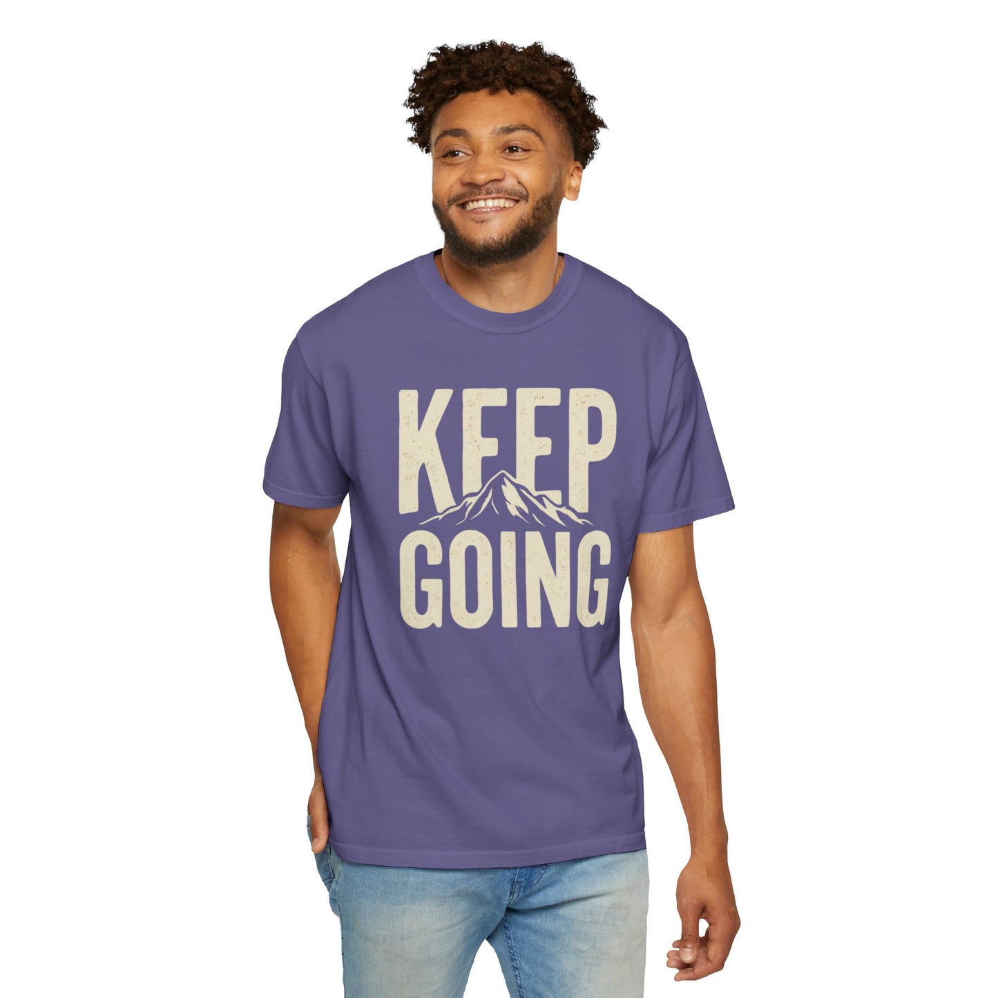 Keep Going - Unisex Garment-Dyed T-shirt