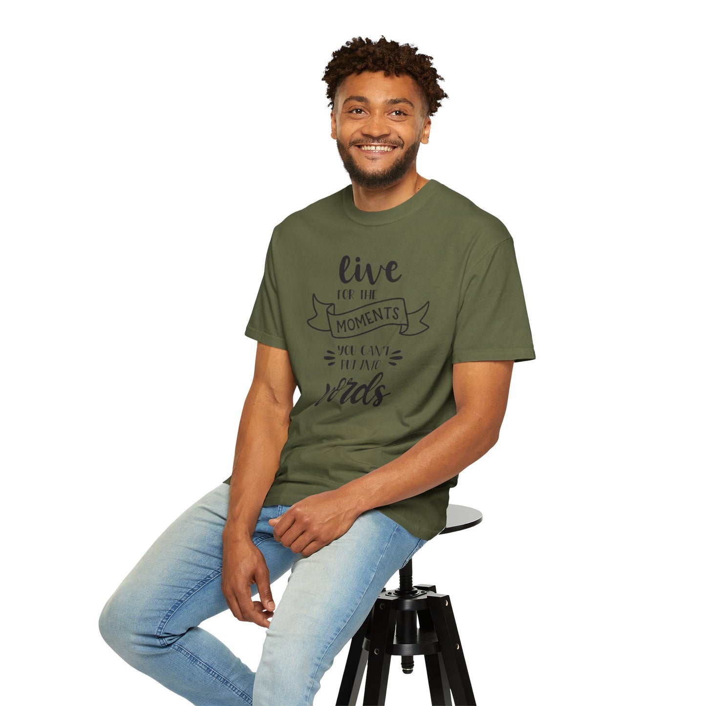 Live For The Moments Simple Pleasures Small Joys Tee Everyday Delights Tiny Treasures Unisex Heavy Cotton T-Shirt