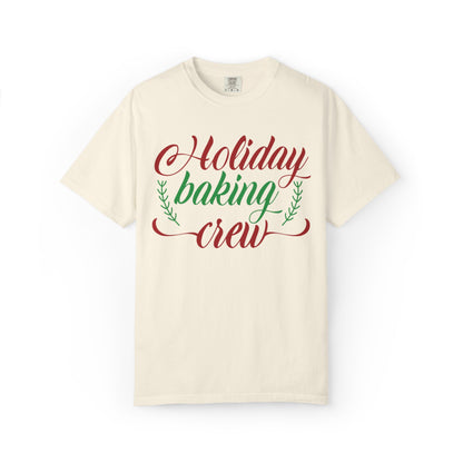 Holiday Baking Crew Xmas Cakes Christmas Cookies Festival Season Unisex Heavy Cotton T-Shirt