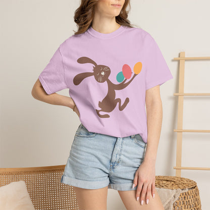 Easter Day Holy Week Spring Festival Tee Christian Holiday Easter Eggs Good Friday Unisex Heavy Cotton T-Shirt