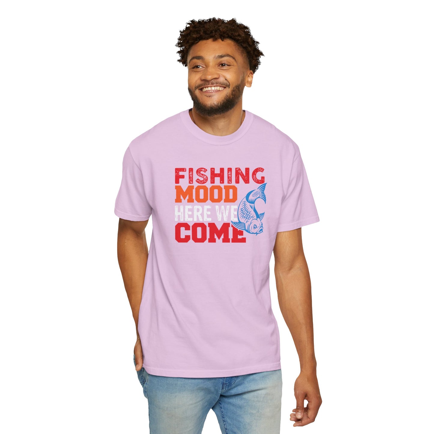 Fishing Mood Fishing Gear Sarcastic Fisherman Fishing Tee Unisex Heavy Cotton T-Shirt