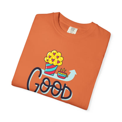 Good Morning Lazy Day Achiever Morning Champion Tee Daily Victory Sleep Defeated Unisex Heavy Cotton T-Shirt