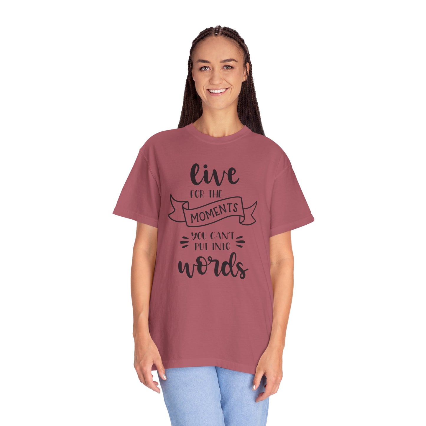 Live For The Moments Simple Pleasures Small Joys Tee Everyday Delights Tiny Treasures Unisex Heavy Cotton T-Shirt