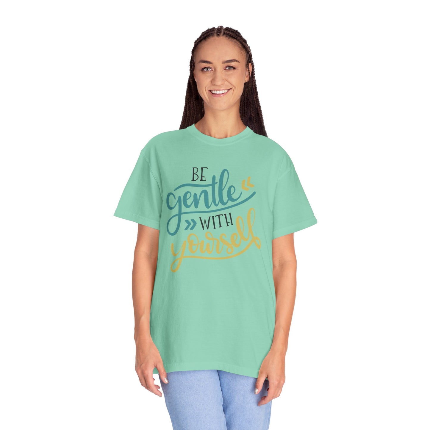 Be Gentle With Yourself Self-Love Motivation Tee Acceptance Personal Development Empowerment Unisex Heavy Cotton T-Shirt