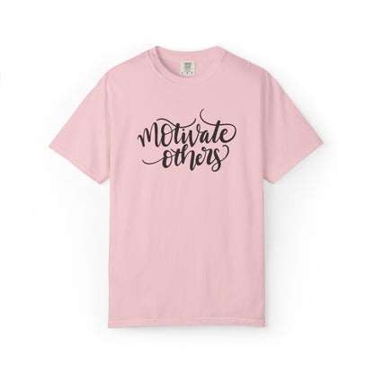Motivate Others Leadership Inspiration Tee Positive Feedback Passion Self-Belief Professional Attitude Unisex Heavy Cotton T-Shirt