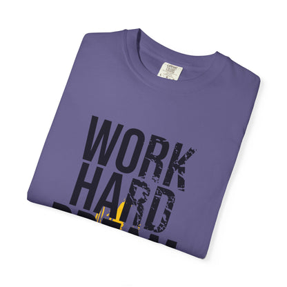 Work Hard Dream Big Creativity Imagination Tee Determination Reach For The Stars Unisex Heavy Cotton T-Shirt