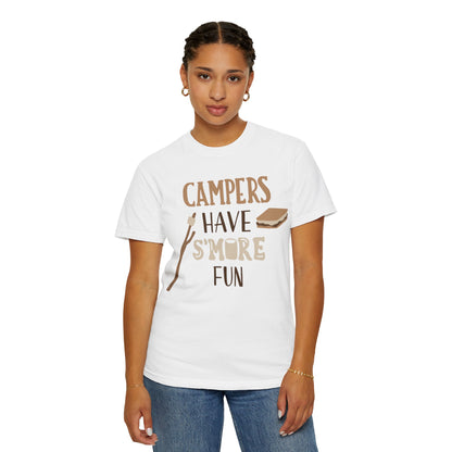 Campers Adventure Mountain Tee Belays Ropes Fun Activities Unisex Heavy Cotton T-Shirt