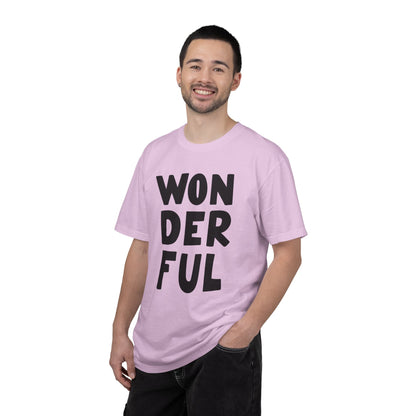 Wonderful Encouragement Self-belief Tee Moral Support Hopefulness Positivity Beautiful Unisex Heavy Cotton T-Shirt