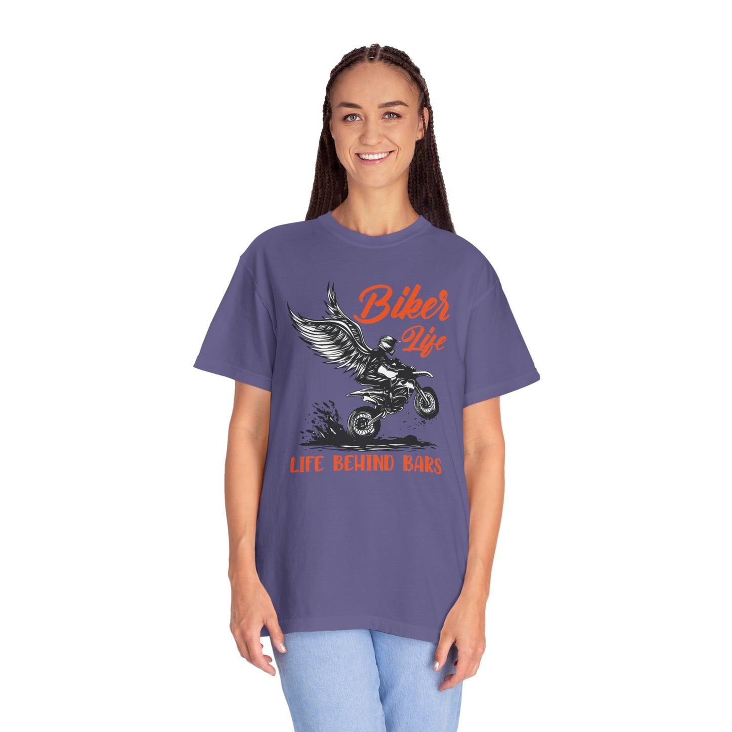 Thriller Live Behind Bars Secret Of Life Journey Over Destination Two Wheeled Adventures Unisex Heavy Cotton T-Shirt