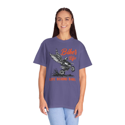 Thriller Live Behind Bars Secret Of Life Journey Over Destination Two Wheeled Adventures Unisex Heavy Cotton T-Shirt